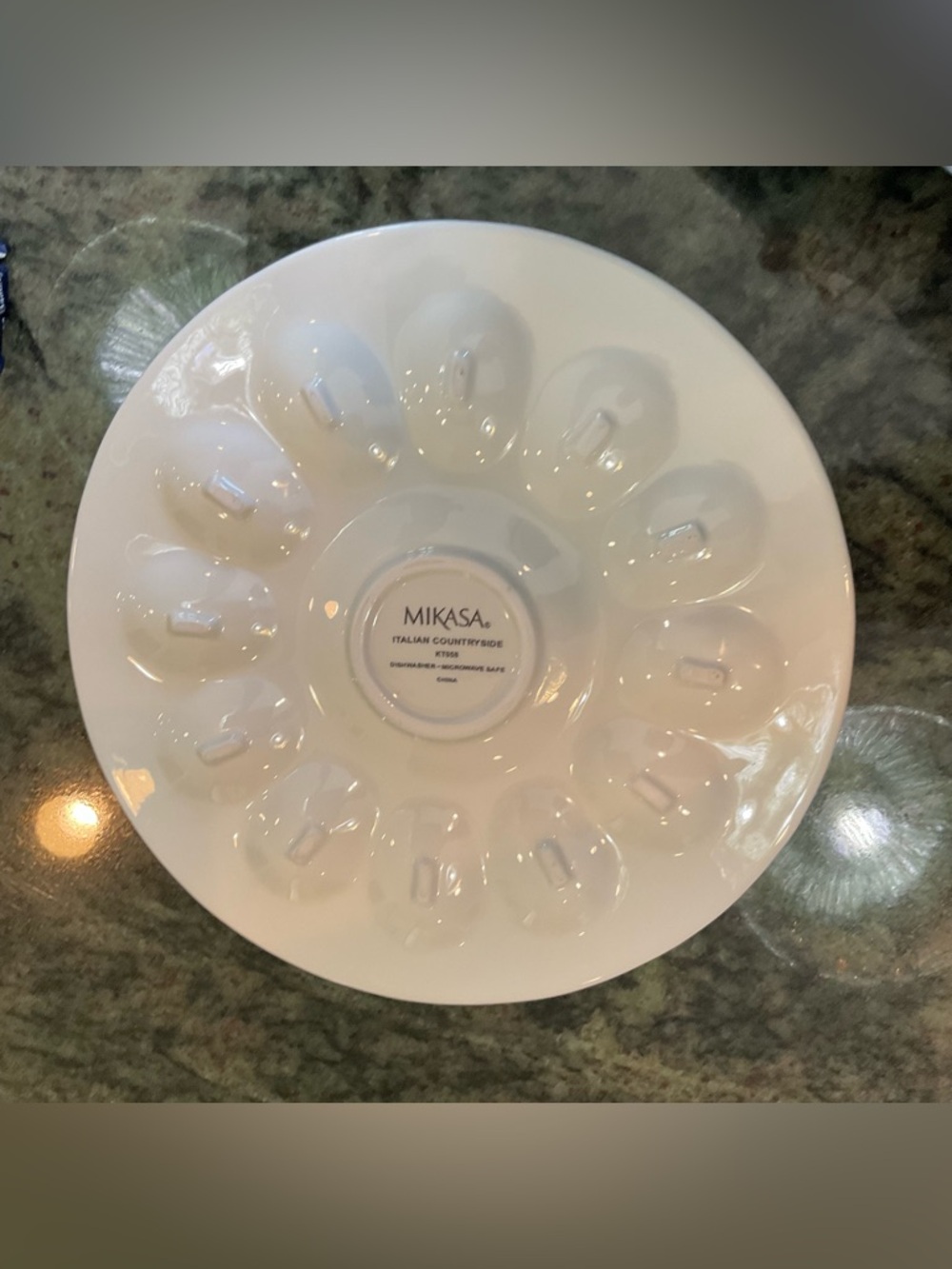 Mikasa Italian Countryside Deviled Egg Plate - Picture 4 of 6